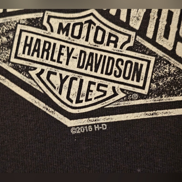 Vintage Harley-Davidson Oklahoma City T-Shirt - sz: Large - Picture 9 of 10